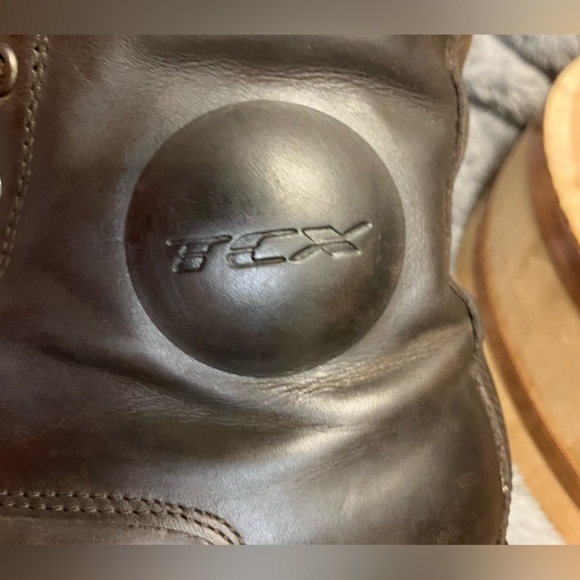 TCX Women’s Blend WP Leather Combat Moto Boots Size 5.5 - Picture 4 of 13